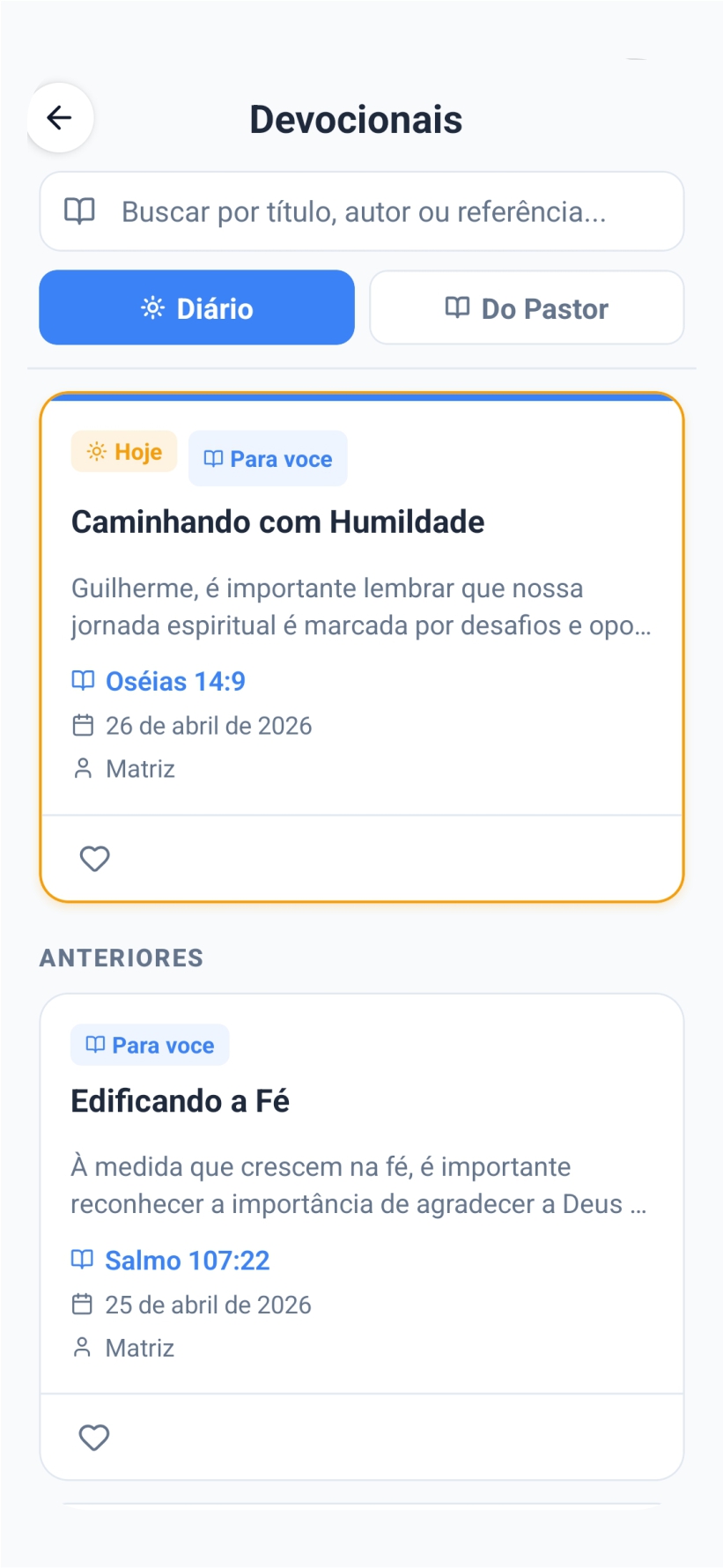 Devocionais
